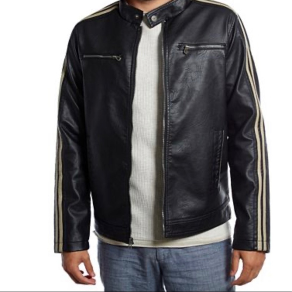 Men’s. Faux Leather moto Jacket